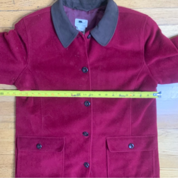 Vintage L.L. Bean Wool Blend Button Jacket- Women’s Large - Picture 5 of 6